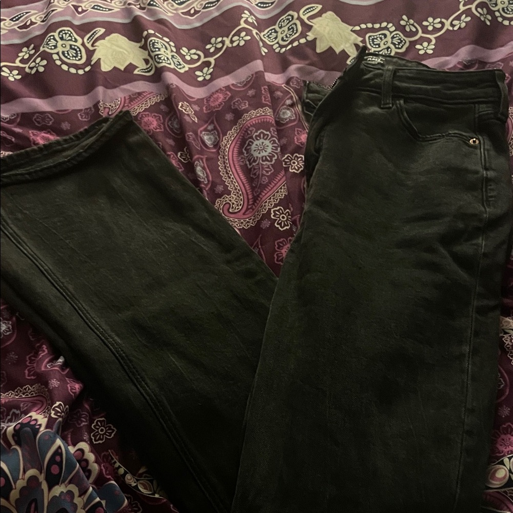 Old Navy Women's Black Flare Jeans
